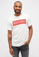 Mustang marškinėliai vyrams 1014749*2084, balti kaina ir informacija | Vyriški marškinėliai | pigu.lt