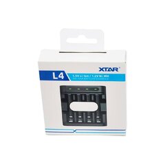 Xtar Ni-MH и 1,5V Li-ion AA/AAA зарядное устройство для аккумуляторов L4 цена и информация | Зарядные устройства для элементов питания | pigu.lt