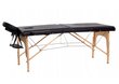 Sulankstomas masažo stalas AFbeauty, 218 x 90cm, juodas kaina ir informacija | Masažo reikmenys | pigu.lt