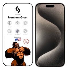 Сonnect Corning Gorilla Ультра прочное 3D Стекло для Apple iPhone 15 цена и информация | Защитные пленки для телефонов | pigu.lt