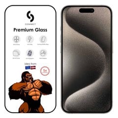 Connect Corning Gorilla Ultra Strong 3D stiklą, skirtą Apple iPhone 15 Pro Max kaina ir informacija | Apsauginės plėvelės telefonams | pigu.lt