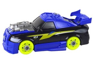 Žaislinis automobilis su įrankiais DIY, mėlynas цена и информация | Игрушки для мальчиков | pigu.lt