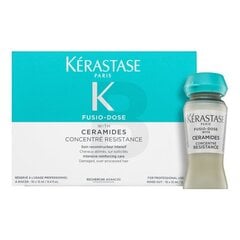 Serumas silpniems plaukams Kerastase Fusio Dose Concentre Resistance, 10 x 12 ml kaina ir informacija | Priemonės plaukų stiprinimui | pigu.lt