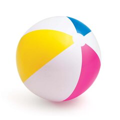 Pripučiamas paplūdimio kamuolys Intex, 61 cm, įvairių spalvų kaina ir informacija | Pripučiamos ir paplūdimio prekės | pigu.lt