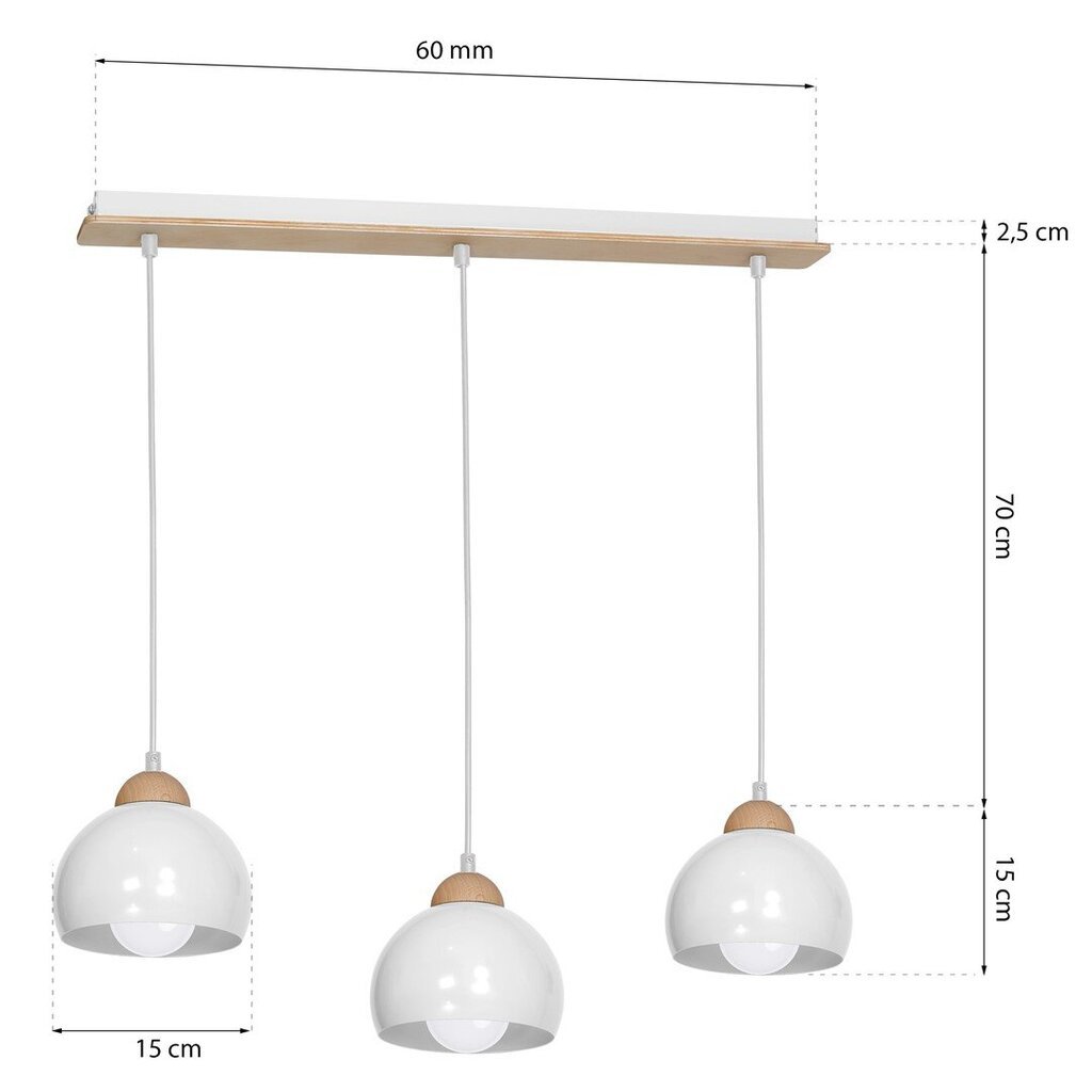 Eko-light pakabinamas šviestuvas Dama kaina ir informacija | Pakabinami šviestuvai | pigu.lt