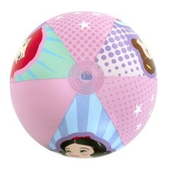 Vaikų paplūdimio kamuolys Disney Princess, 51 cm, rožinis kaina ir informacija | Pripučiamos ir paplūdimio prekės | pigu.lt