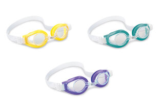 Vaikiški plaukimo akiniai Intex, geltoni kaina ir informacija | Plaukimo akiniai | pigu.lt