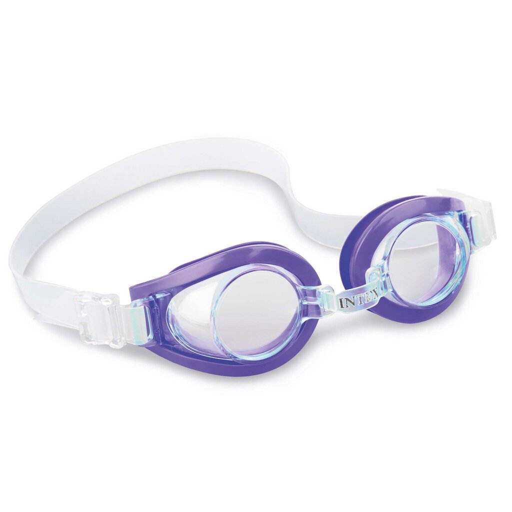 Vaikiški plaukimo akiniai Intex, violėtiniai kaina ir informacija | Plaukimo akiniai | pigu.lt