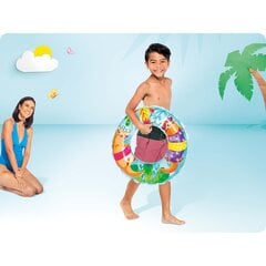Plaukimo ratas Intex, 61 cm, įvairių spalvų kaina ir informacija | Pripučiamos ir paplūdimio prekės | pigu.lt