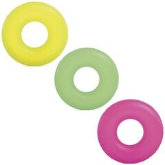 Неоновый круг для купания, Ø 91 см, желтый цена и информация | Надувные и пляжные товары | pigu.lt