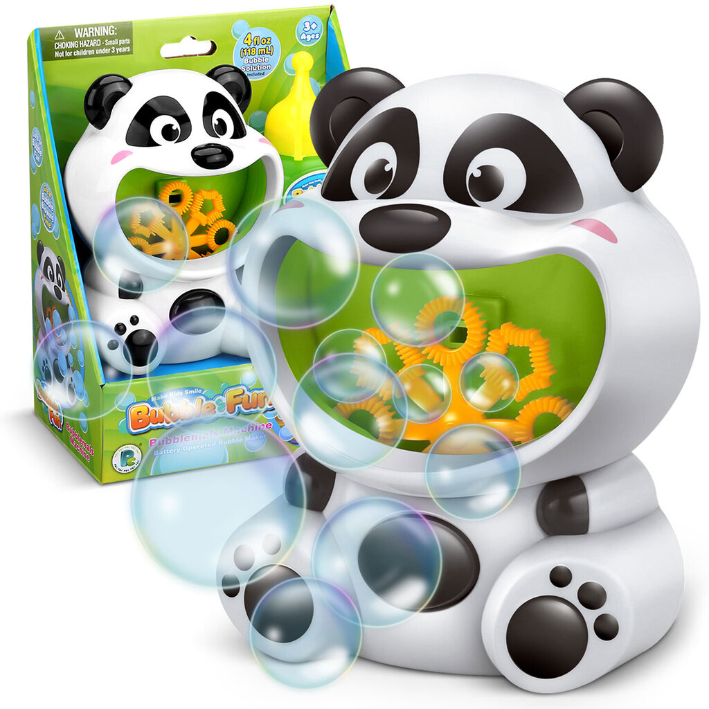 Burbulų mašina Bubble Fun Panda kaina ir informacija | Vandens, smėlio ir paplūdimio žaislai | pigu.lt