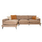 Kampinė sofa DAISY LC smėlio spalvos kaina ir informacija | Sofos | pigu.lt