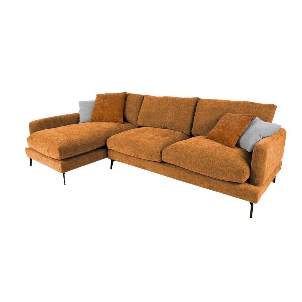 Kampinė sofa DAISY LC ruda цена и информация | Sofos | pigu.lt