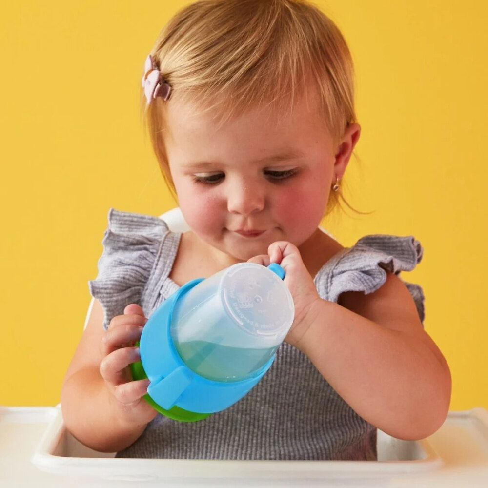 Mokomasis puodelis B.Box, Lilac Pop, 6m+, 250 ml kaina ir informacija | Buteliukai kūdikiams ir jų priedai | pigu.lt