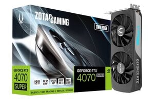 Zotac gaming GeForce RTX 4070 Super Twin Edge (ZT-D40720E-10M) kaina ir informacija | Zotac Kompiuterinė technika | pigu.lt