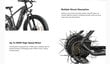 Elektrinis dviratis DYU KING 750 26", juodas kaina ir informacija | Elektriniai dviračiai | pigu.lt