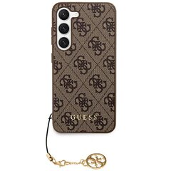 Guess GUHCS24LGF4GBR S24 Ultra S928 brązowy|brown hardcase 4G Charms Collection цена и информация | Чехлы для телефонов | pigu.lt