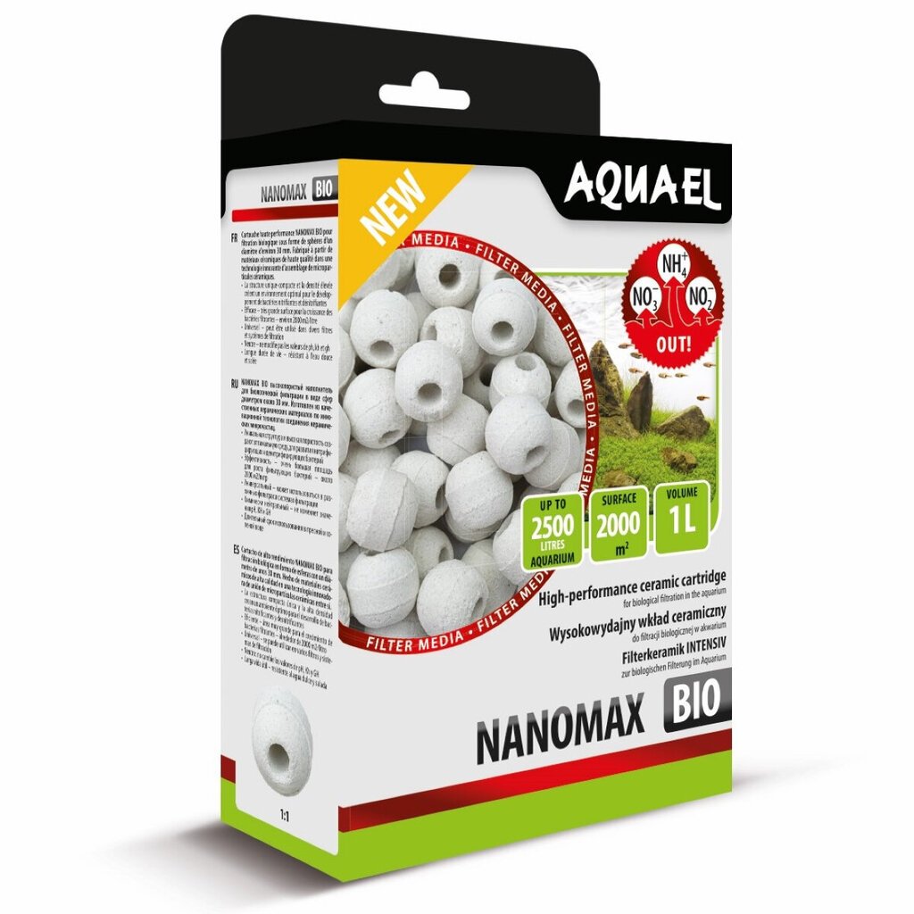 Biologinis užpildas Aquael Nanoma BIO, 1l цена и информация | Akvariumai ir jų įranga | pigu.lt