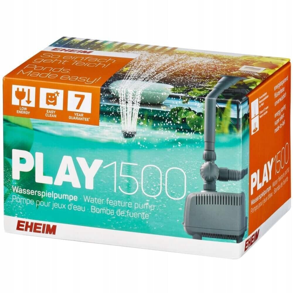 Tvenkinio fontano siurblys Eheim Play 1500, 2 antgaliai kaina ir informacija | Sodo baseinai ir jų priežiūros priemonės | pigu.lt