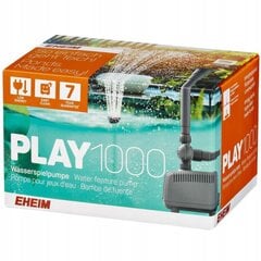 Tvenkinio fontano siurblys Eheim Play 1000, 2 antgaliai kaina ir informacija | Sodo baseinai ir jų priežiūros priemonės | pigu.lt