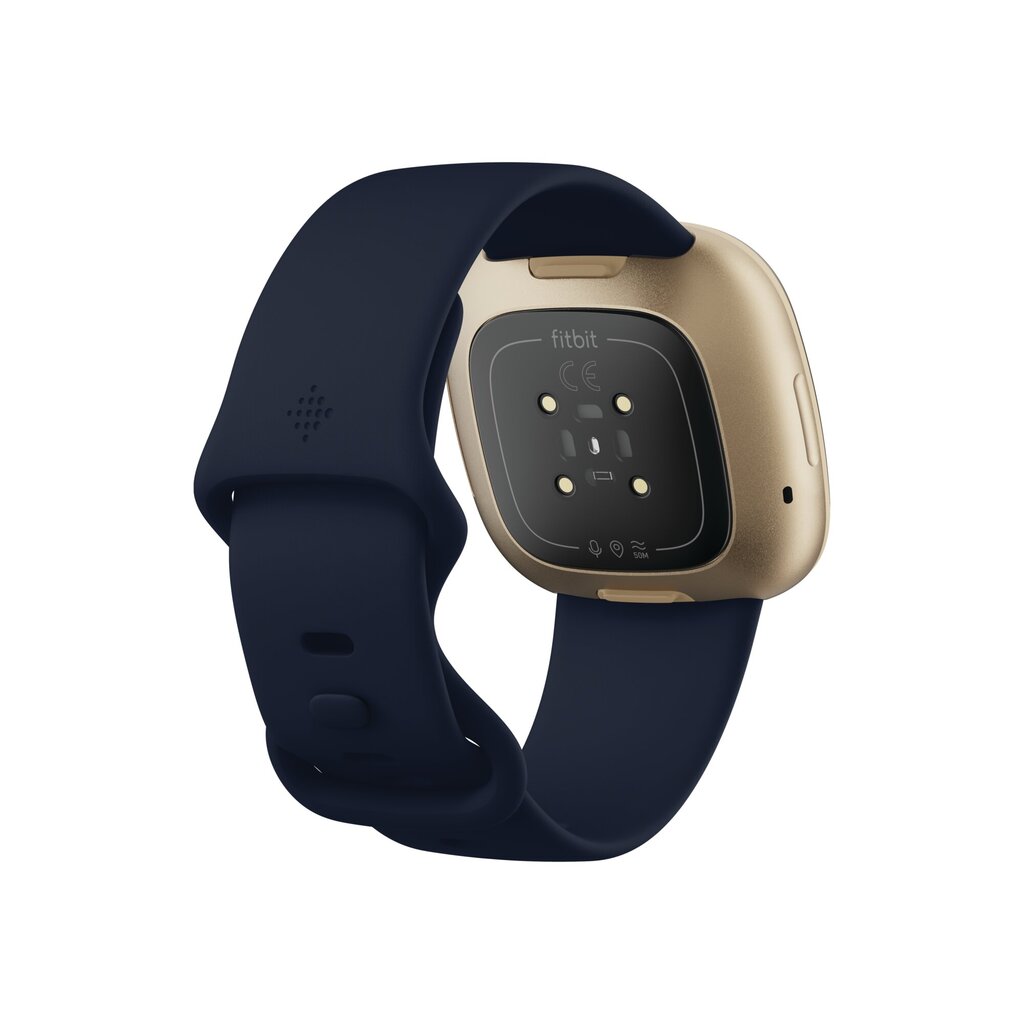 Prekė su pažeidimu. Fitbit Versa 3 Midnight/Soft Gold цена и информация | Prekės su pažeidimu | pigu.lt