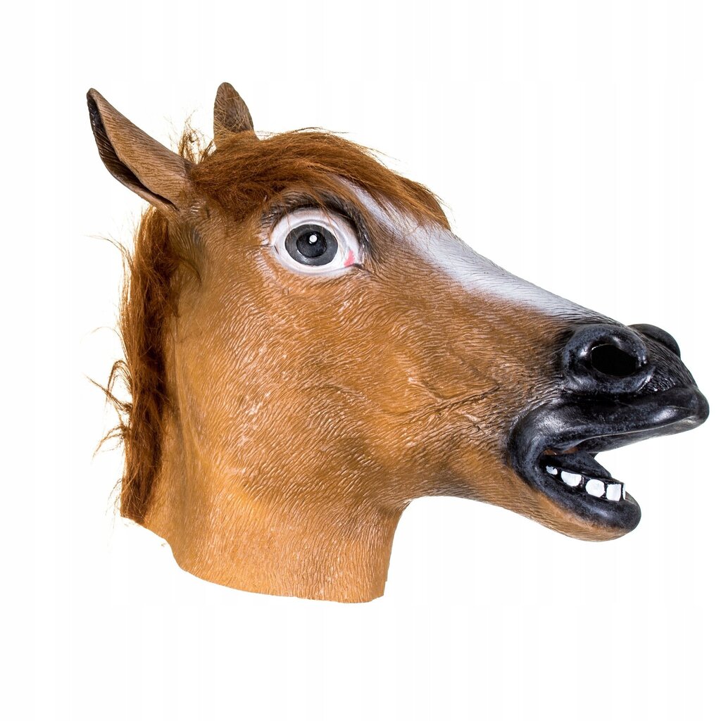 Latekso kaukė Arklio galva цена и информация | Karnavaliniai kostiumai | pigu.lt