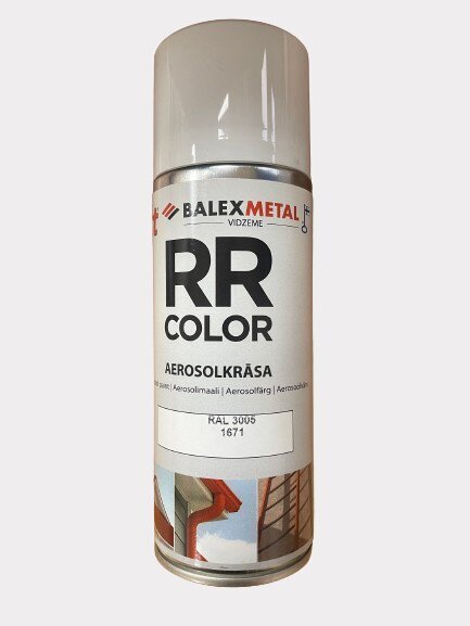 AT&Balex aerozoliniai dažai, RR-Color, RAL3005, raudono vyno, 400 ml цена и информация | Dažai | pigu.lt