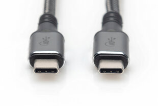 Digitus USB-C, 1 m kaina ir informacija | Kabeliai ir laidai | pigu.lt