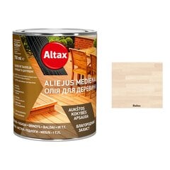Aliejus medienai Altax, baltas, 0,75L kaina ir informacija | Impregnantai, priežiūros priemonės | pigu.lt