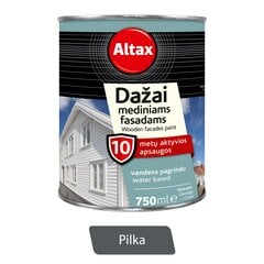 Medienos dažai Altax, pilka, 0.75L цена и информация | Краска | pigu.lt