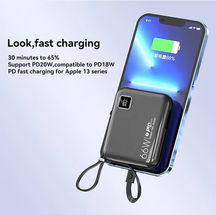 Livman KJ-540 10 000 mAh kaina ir informacija | Atsarginiai maitinimo šaltiniai (power bank) | pigu.lt