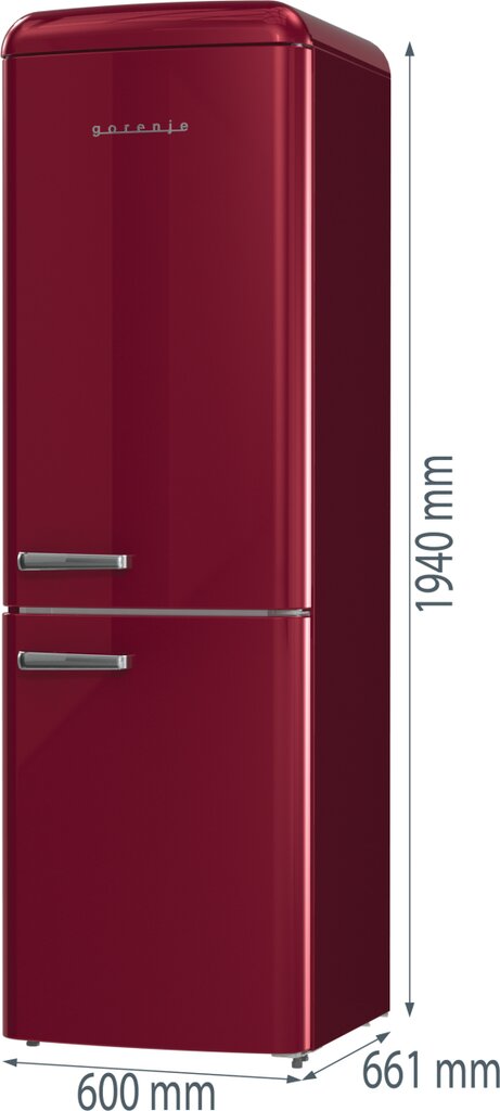 Gorenje ONRK619ER kaina ir informacija | Šaldytuvai | pigu.lt