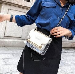 Маленькая женская сумочка А113, белая цена и информация | Женские сумки | pigu.lt