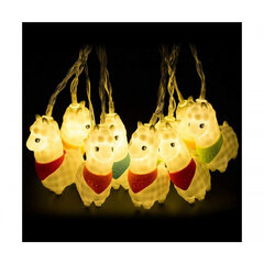 Светодиодная струна Альпака  с 10 лампочками цена и информация | Праздничные декорации | pigu.lt