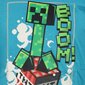 Marškinėliai berniukams Minecraft Steve Skeleton, mėlyni kaina ir informacija | Marškinėliai berniukams | pigu.lt