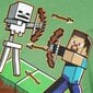 Marškinėliai berniukams Minecraft Steve ir Skeletonas, žali kaina ir informacija | Marškinėliai berniukams | pigu.lt