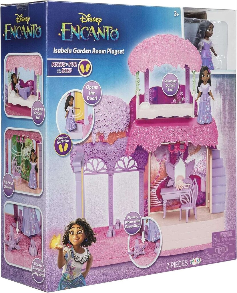Lėlių namas Disney Encanto Izabela Garden Room su priedais Jakks Pacific цена и информация | Žaislai mergaitėms | pigu.lt