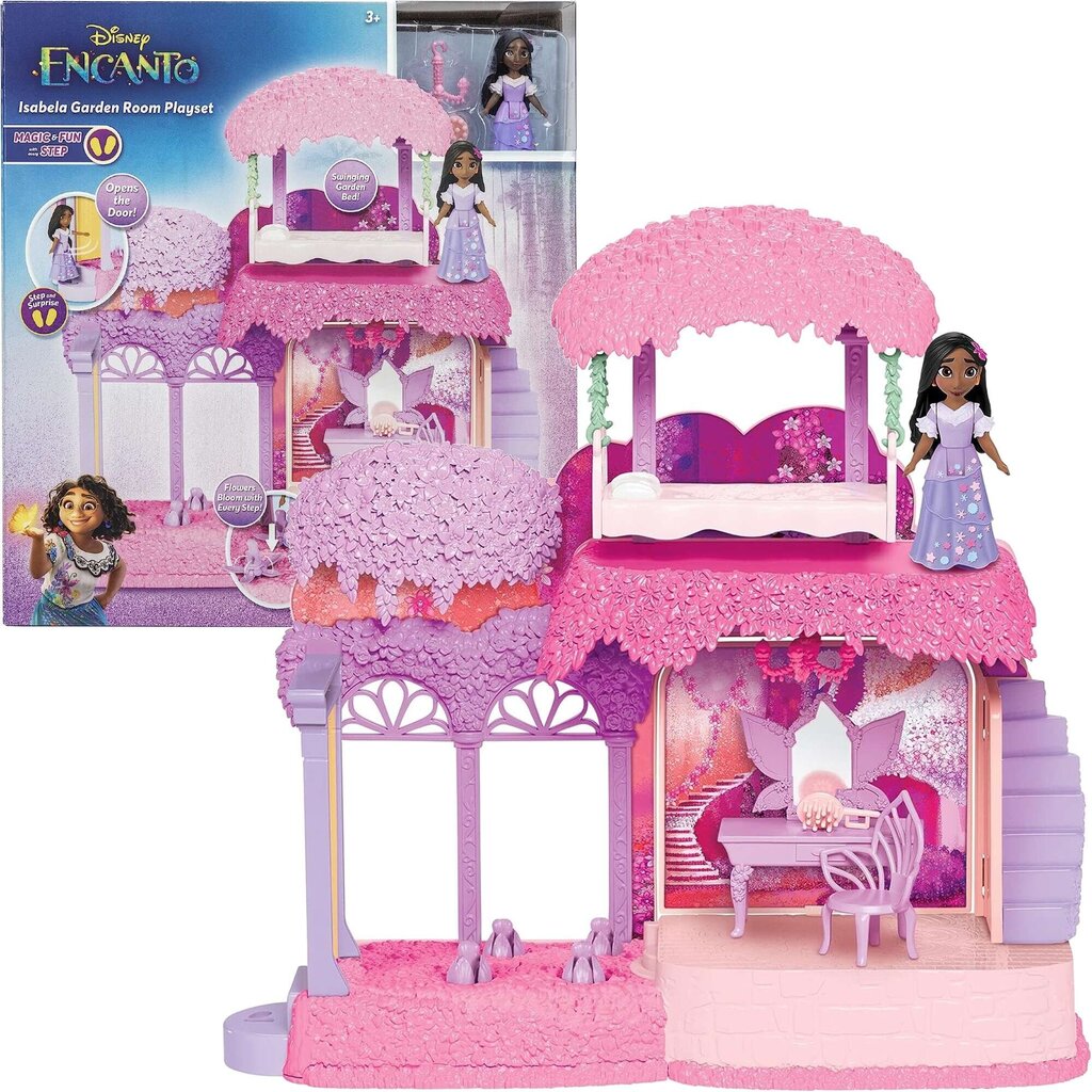 Lėlių namas Disney Encanto Izabela Garden Room su priedais Jakks Pacific kaina ir informacija | Žaislai mergaitėms | pigu.lt