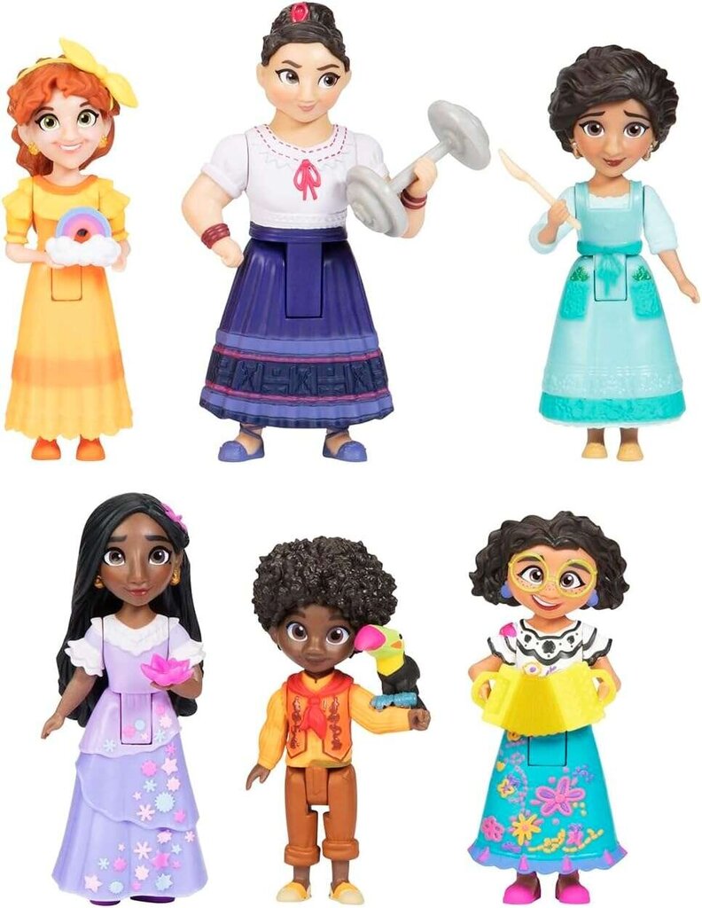 Lėlių rinkinys Disney Encanto Madrigalų šeima Jakks Pacific kaina ir informacija | Žaislai mergaitėms | pigu.lt