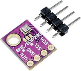 BME280-5V skaitmeninis tikslumo jutiklis - barometrinis slėgio, temperatūros ir drėgmės modulis I2C / SPI 5V kaina ir informacija | Atviro kodo elektronika | pigu.lt