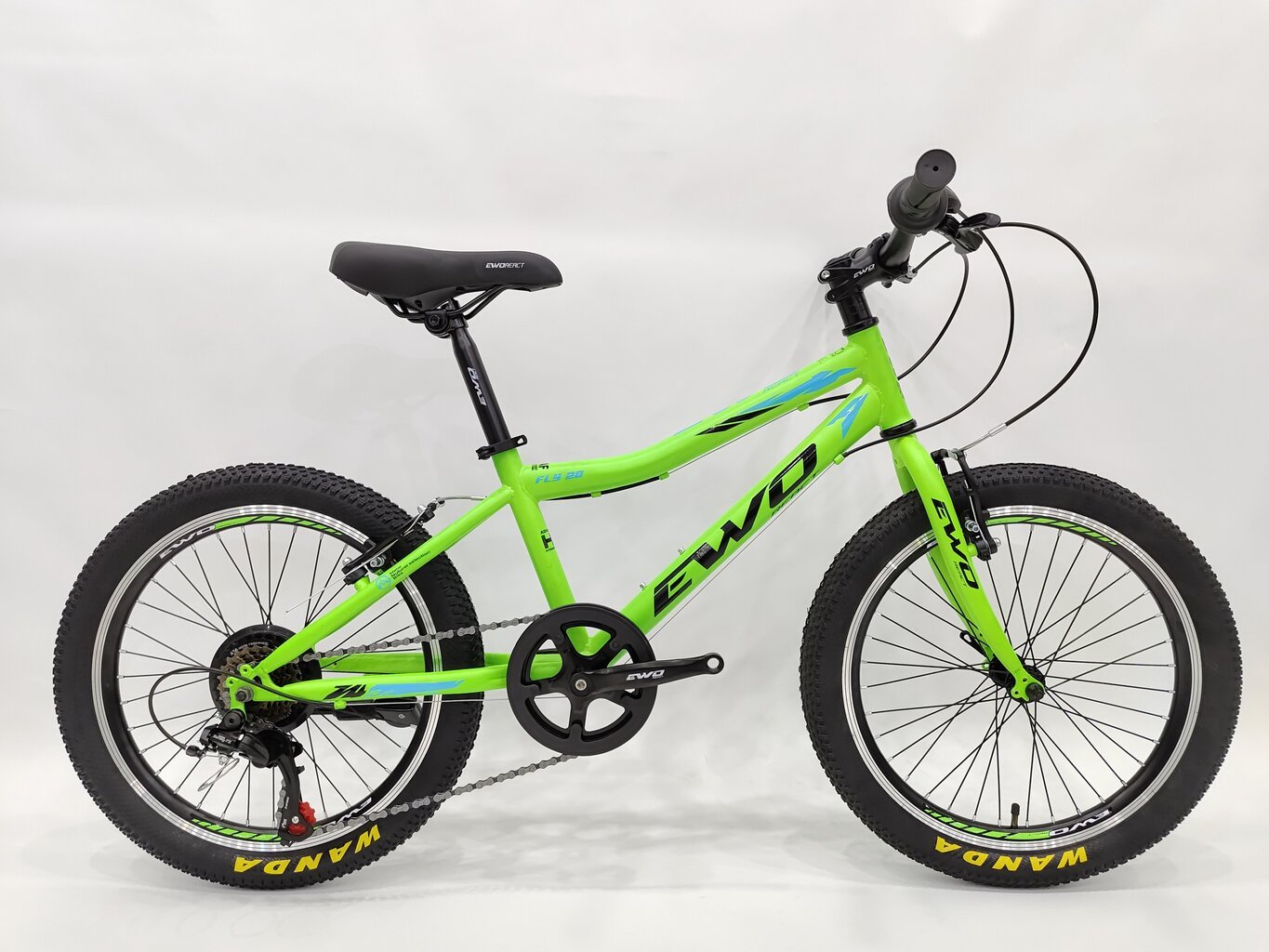 Kalnų dviratis Ewo React Fly, 20'', žalias цена и информация | Dviračiai | pigu.lt