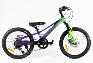 Vaikiškas dviratis Ewo React Cola, 20'', violetinis kaina ir informacija | Dviračiai | pigu.lt