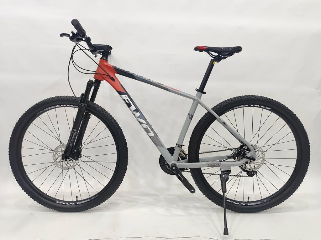 Kalnų dviratis Ewo React Scout, 29'', pilkas/raudonas kaina ir informacija | Dviračiai | pigu.lt