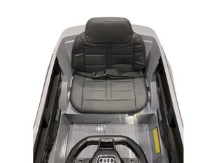 Электромобиль детский Audi RS6 12v, с музыкальным модулем глянцевый серый цена и информация | Электромобили для детей | pigu.lt