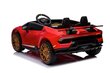 Dvivietis elektromobilis vaikams Lamborghini Huracan Performante Spyder, raudonas цена и информация | Elektromobiliai vaikams | pigu.lt