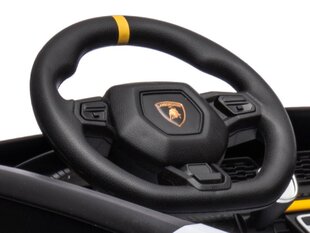 Dvivietis elektromobilis vaikams Lamborghini Huracan Performante Spyder, baltas kaina ir informacija | Elektromobiliai vaikams | pigu.lt