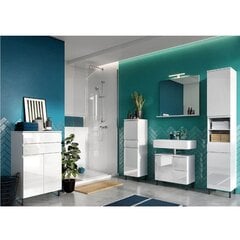 Ванная шкафчик Aatrium Salinas, 80x34x56 см, белая цена и информация | Шкафчики для ванной | pigu.lt