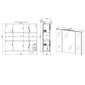 Veidrodinė spintelė Aatrium Salinas, 76x18x71 cm, pilka kaina ir informacija | Vonios spintelės | pigu.lt