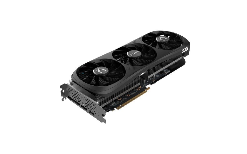 Zotac Gaming GeForce RTX 4070 Ti Super Trinity Black Edition (ZT-D40730D-10P) цена и информация | Vaizdo plokštės (GPU) | pigu.lt