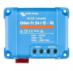 Victron Energy Orion-Tr 24/12-10A 120 W DC/DC keitiklis (ORI241210200R) kaina ir informacija | Įtampos keitikliai | pigu.lt